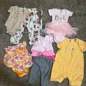 Baby Girls Mixed Outfit Bundle -Still adding items!Look through photos.